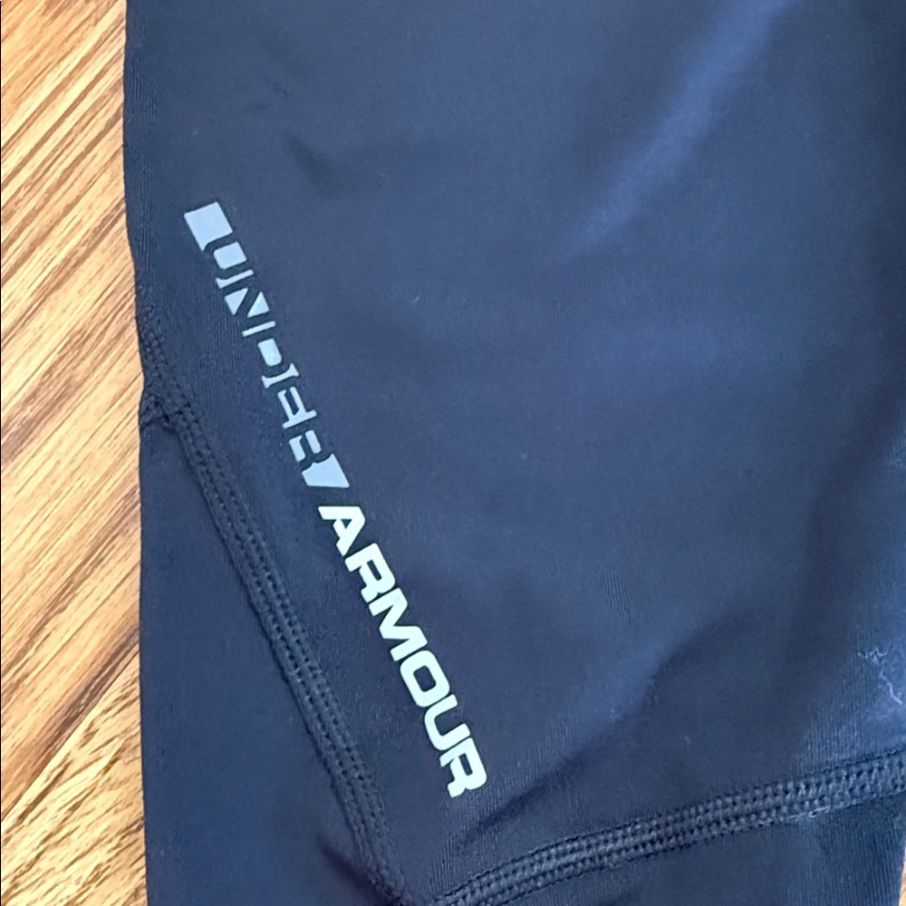 Under Armour HeatGear Compression Tights Black Men’s LG Running Training Pants - Picture 9 of 12